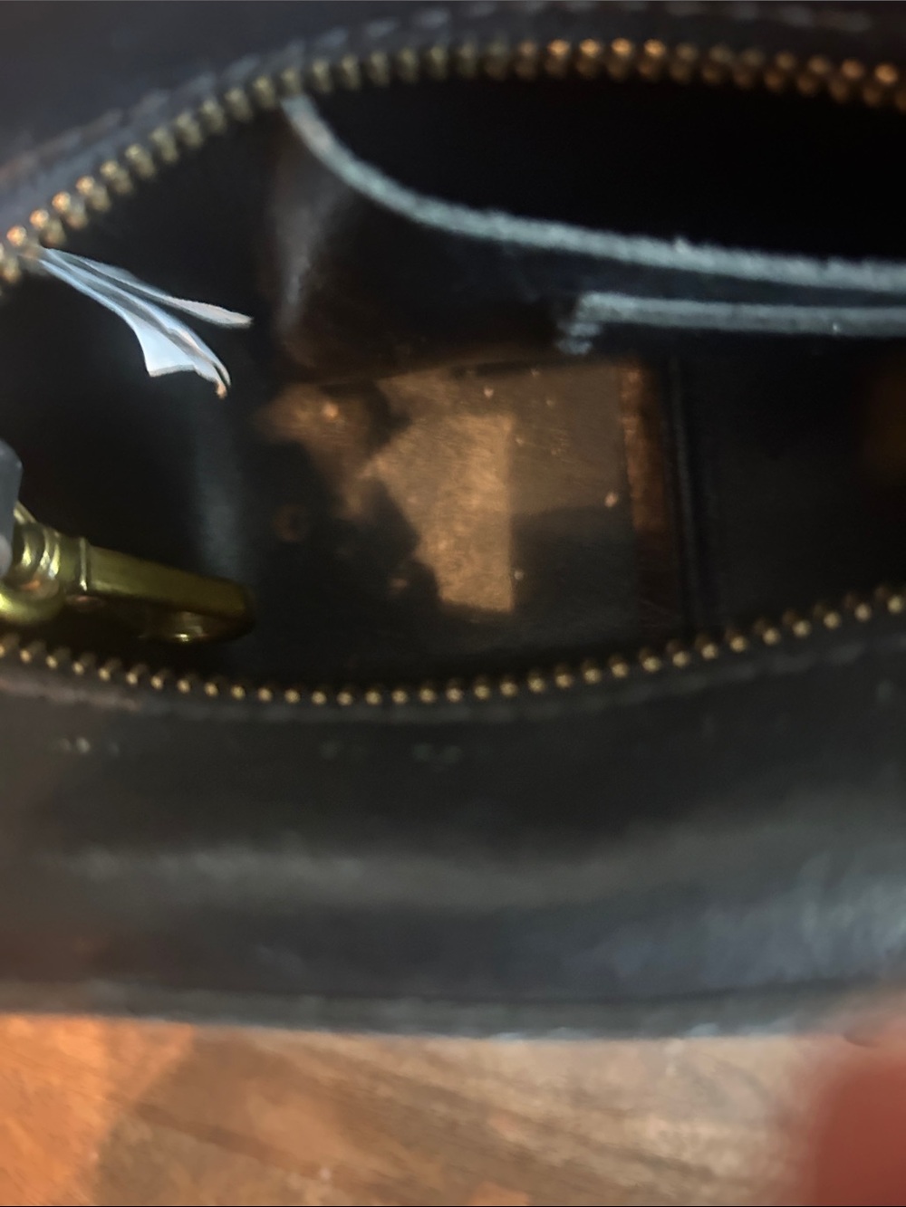 Madewell Navy Leather Crossbody - Picture 7 of 8